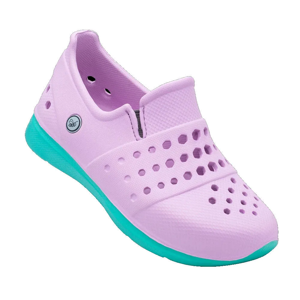 Joybees Kids Splash Sneaker Lavender Teal