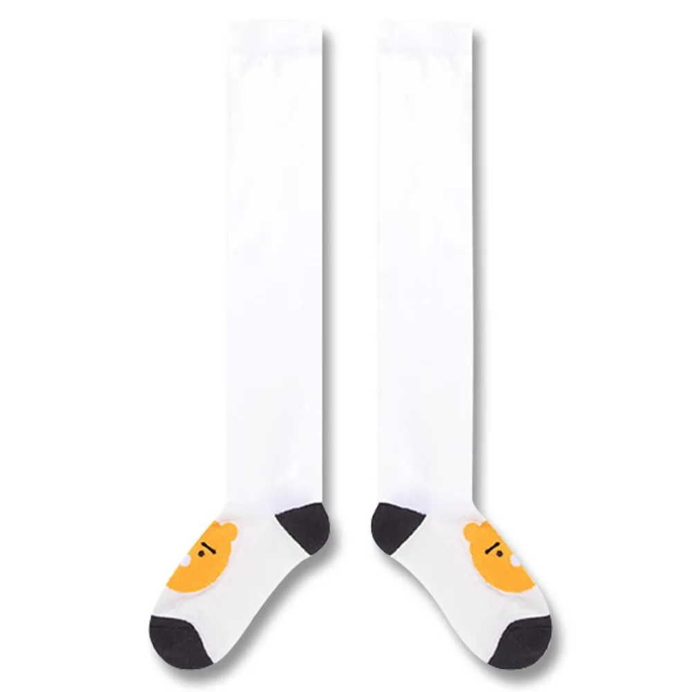 Kakao Friends Golf Smile Over Knee Golf Socks 2021 Women