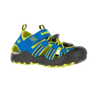 Kamik Blue/Lemon Crab Children's Sandal