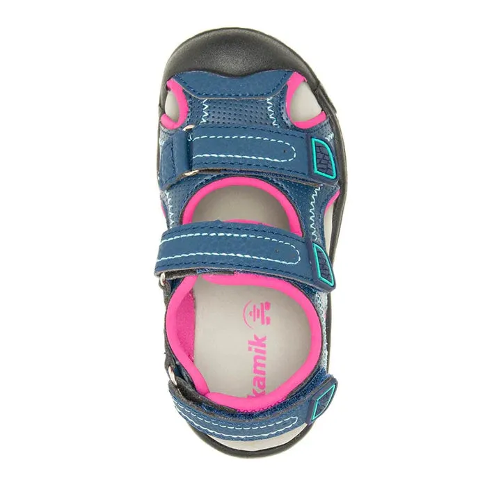 Kamik Light Navy Seaturtle Toddler Sandal