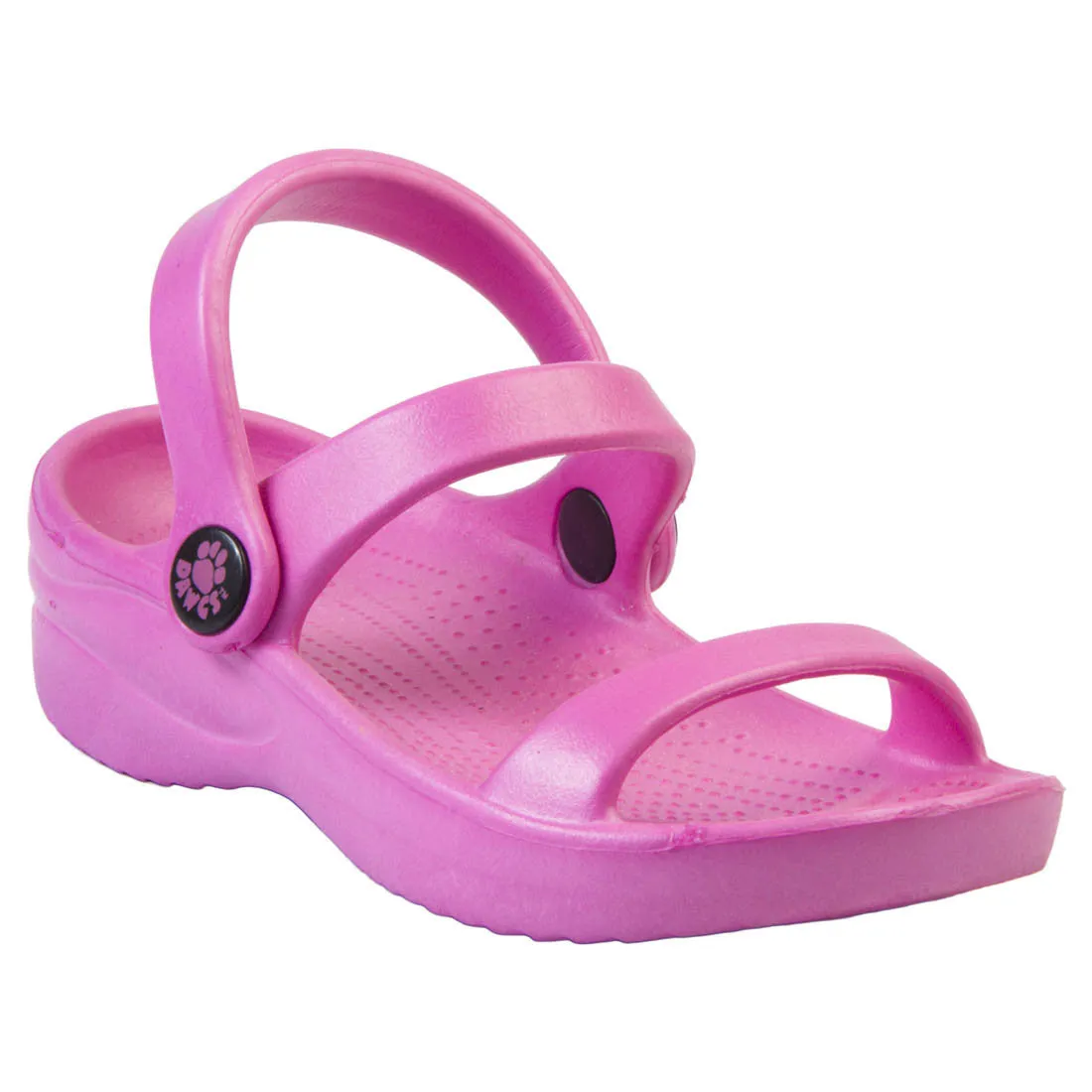 Kids' 3-Strap Sandals - Hot Pink