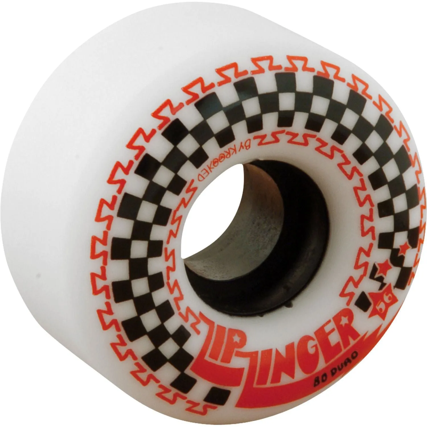 KROOKED ZIP ZINGER 80HD WHITE CRUISER (56MM)