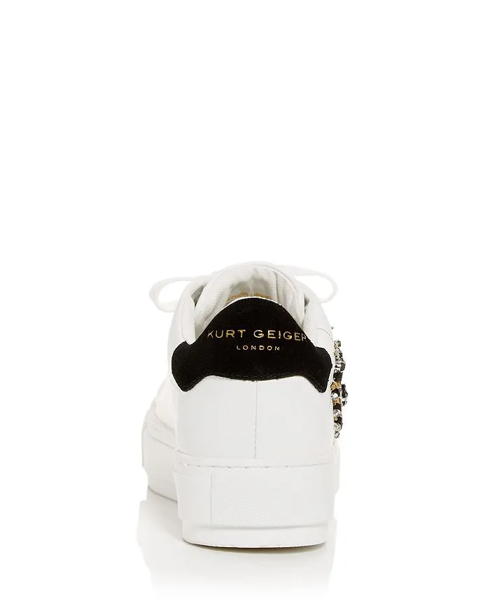 KURT GEIGER LONDON Women's Laney Eye Platform Low Top Sneakers