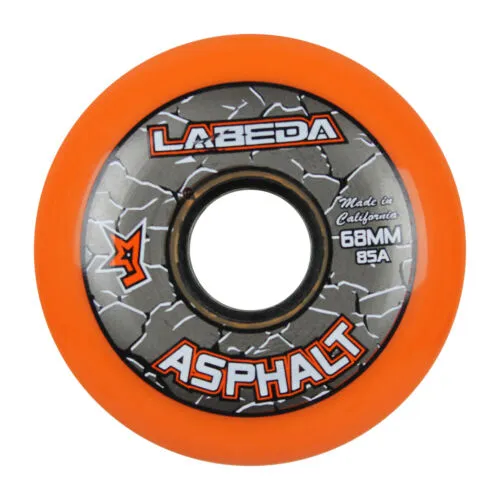 Labeda Gripper Asphalt 68mm Inline Hockey Skate Wheels - 4 pack