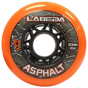 Labeda Gripper Asphalt Inline Hockey Skate Wheels - 4 Pack