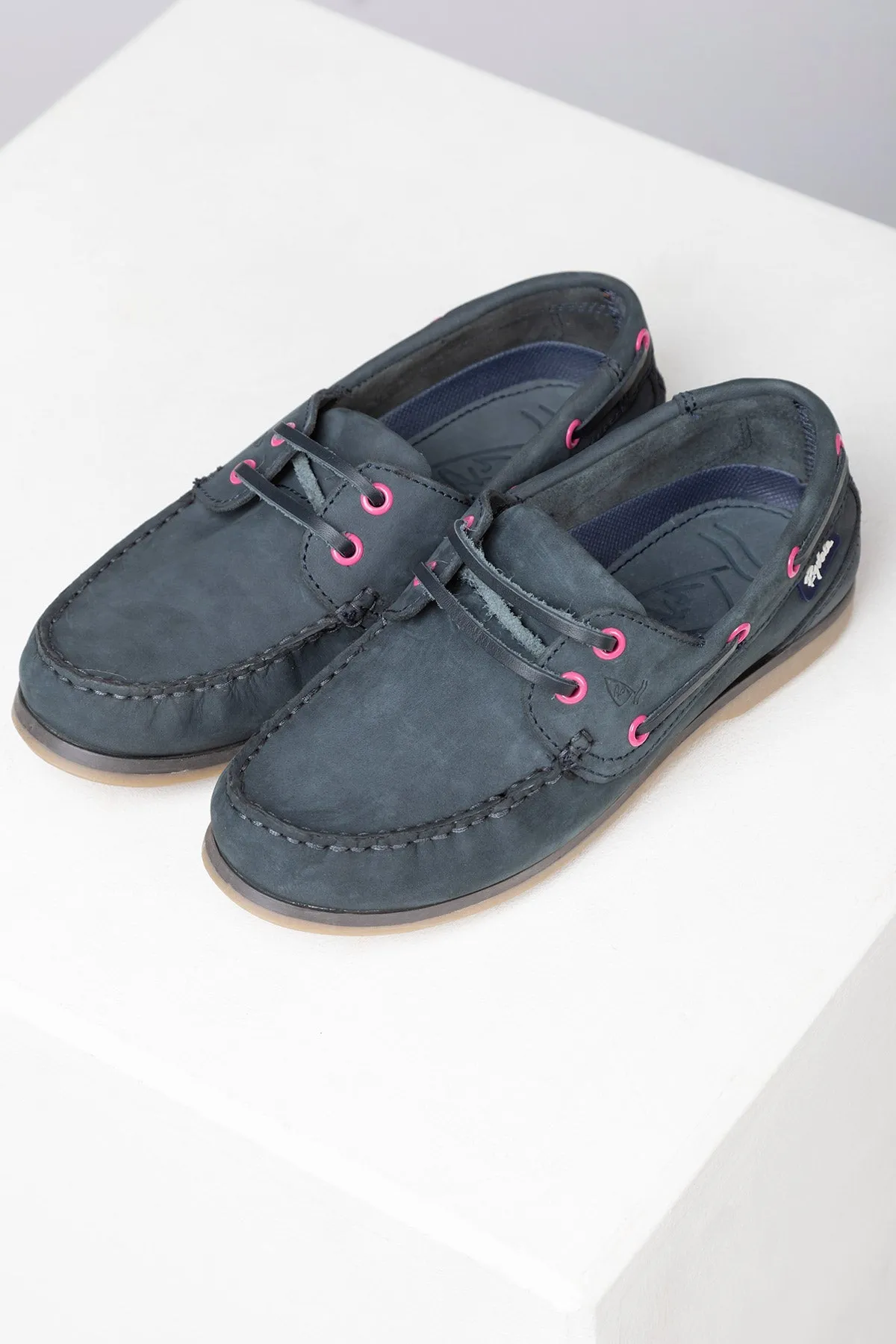 Ladies Leather Deck Shoes - Cayton II