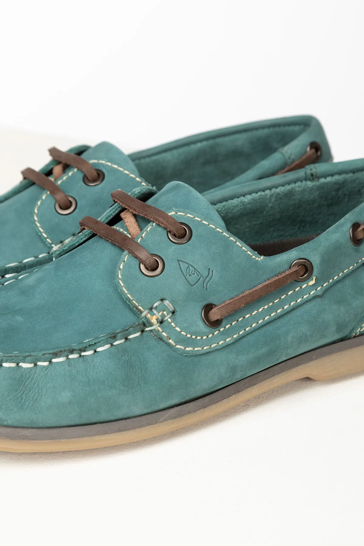 Ladies Leather Deck Shoes - Cayton II