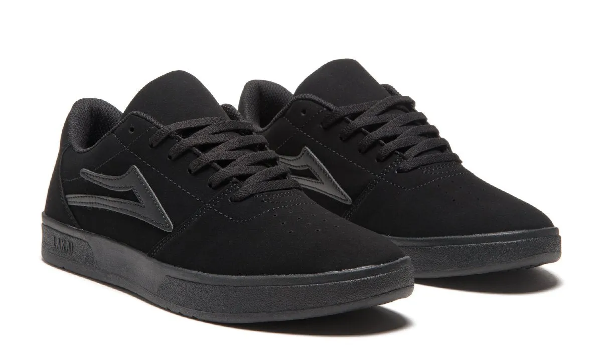 LAKAI BRIGHTON BLACK/BLACK NUBUCK