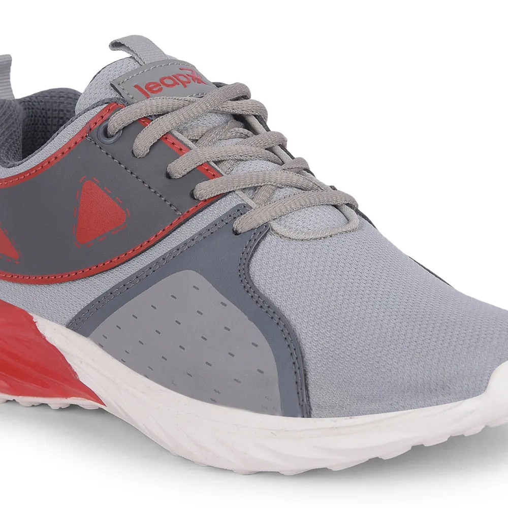 Leap7x By Liberty Kids ANTONY-EL L.Grey Sports Lacing Walking Shoes