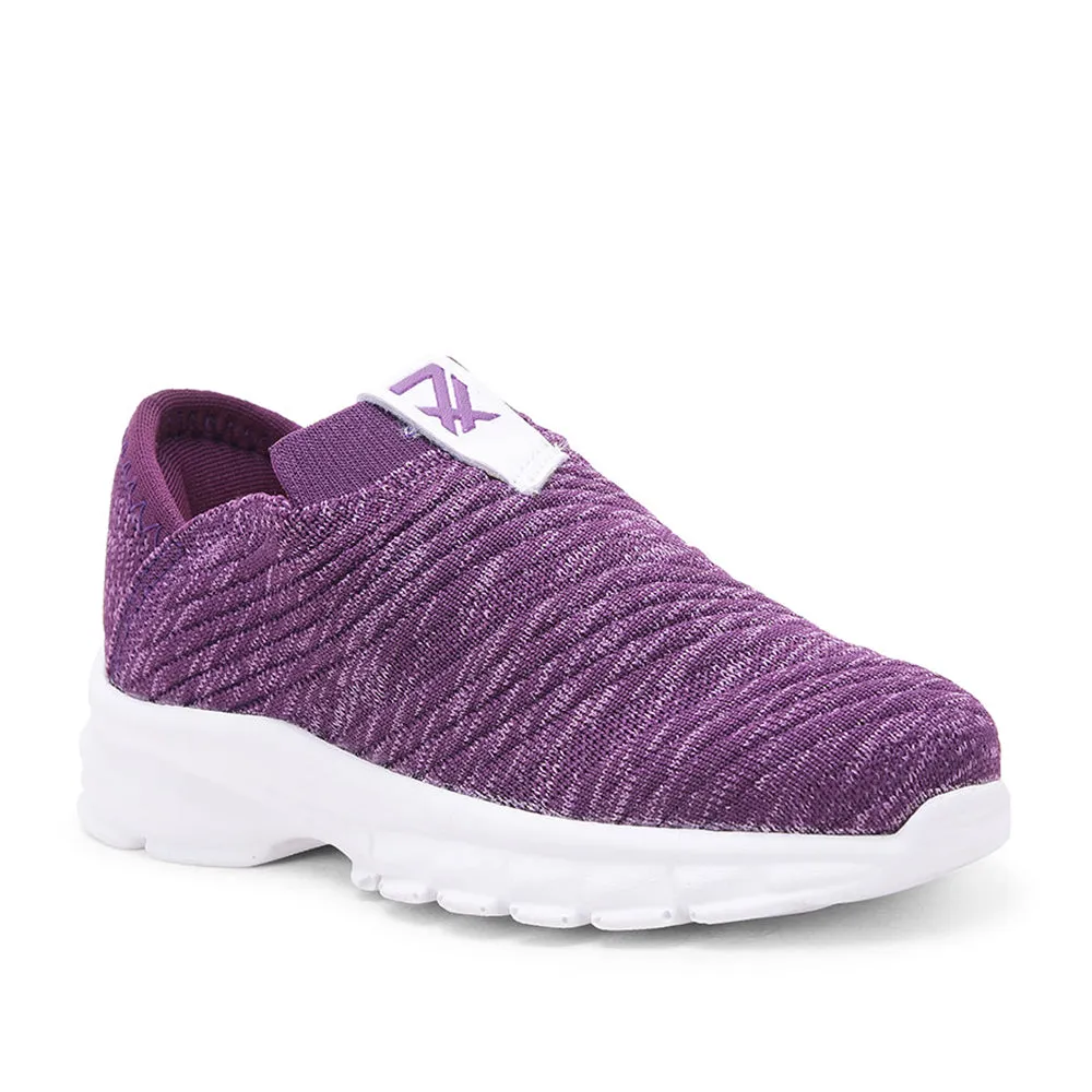 Leap7x by Liberty Kids JEEVA-25 Purple Casual Non Lacing Shoes