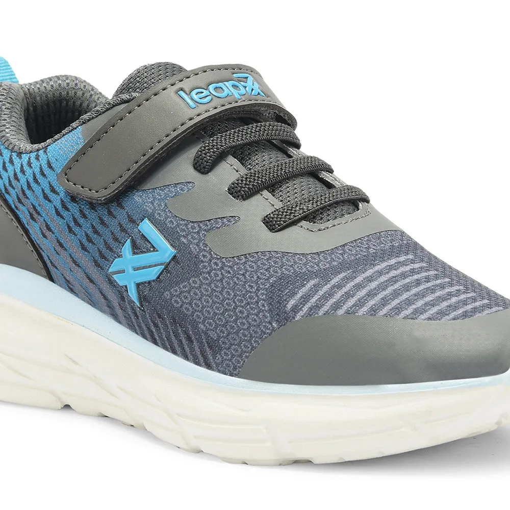 Leap7x By Liberty Kids KIMSER-EL Grey Sports Lacing Shoes