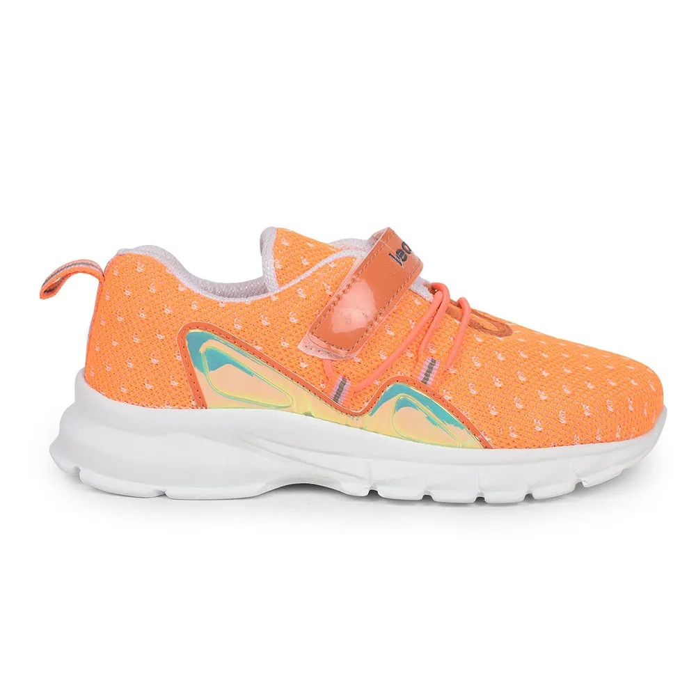 Leap7x Casual Shoes For Kids (Orange) JEEVA-09 By Liberty