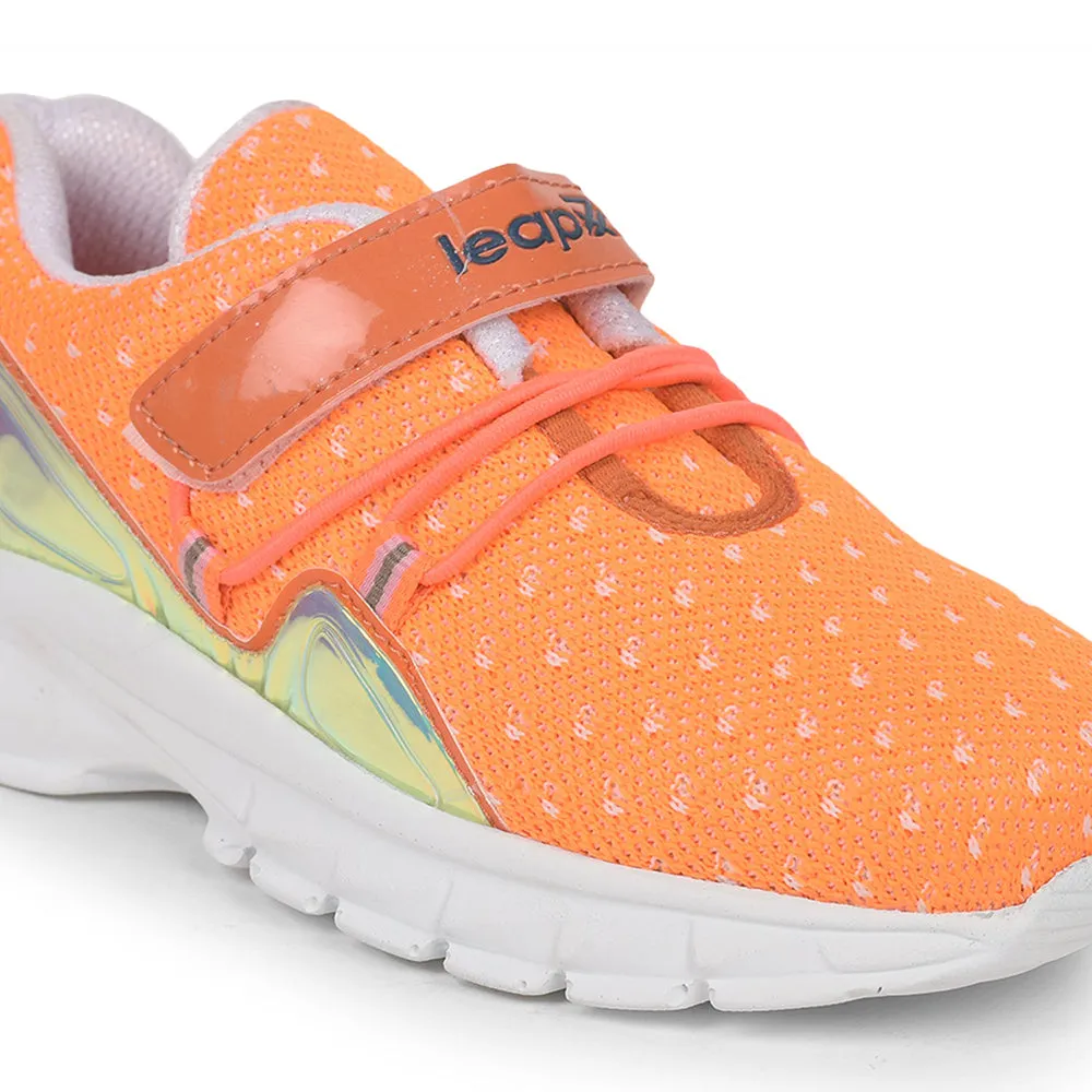 Leap7x Casual Shoes For Kids (Orange) JEEVA-09 By Liberty