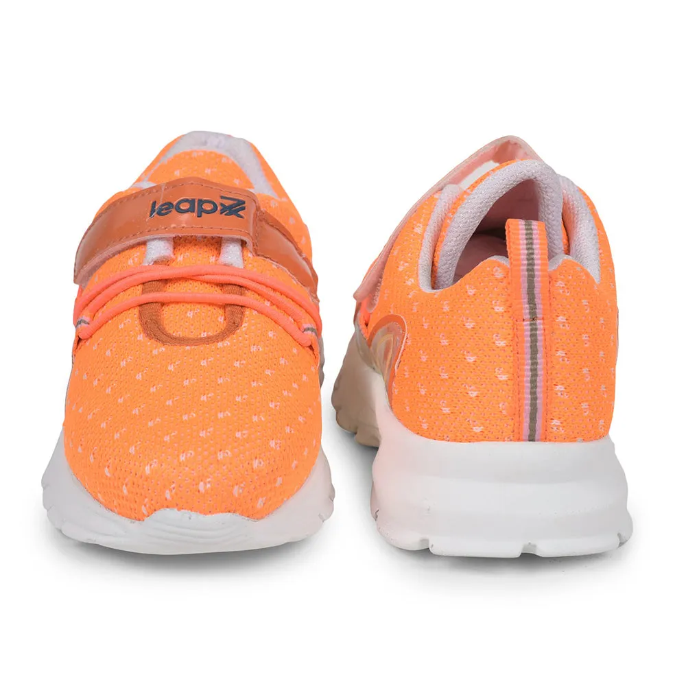 Leap7x Casual Shoes For Kids (Orange) JEEVA-09 By Liberty