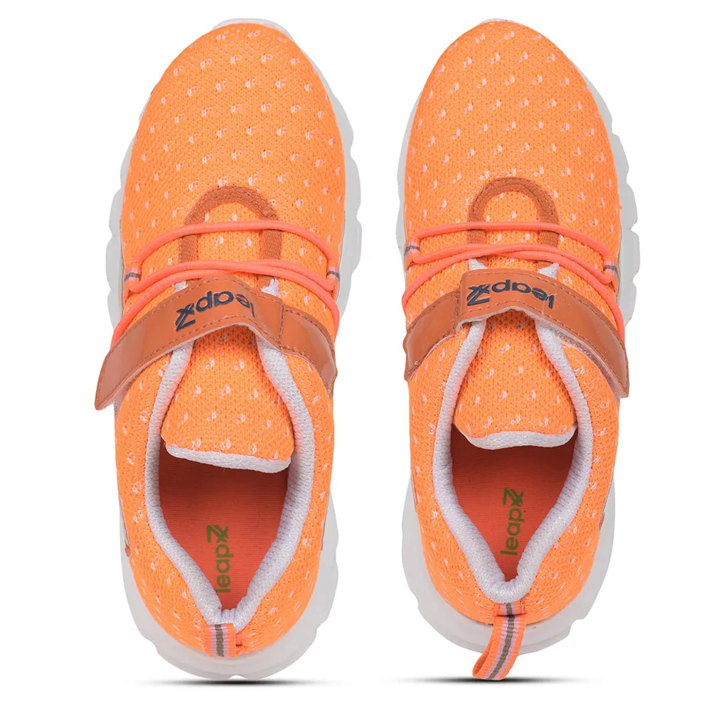 Leap7x Casual Shoes For Kids (Orange) JEEVA-09 By Liberty