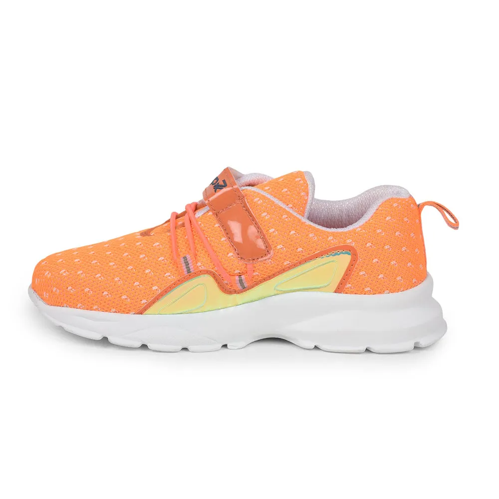 Leap7x Casual Shoes For Kids (Orange) JEEVA-09 By Liberty