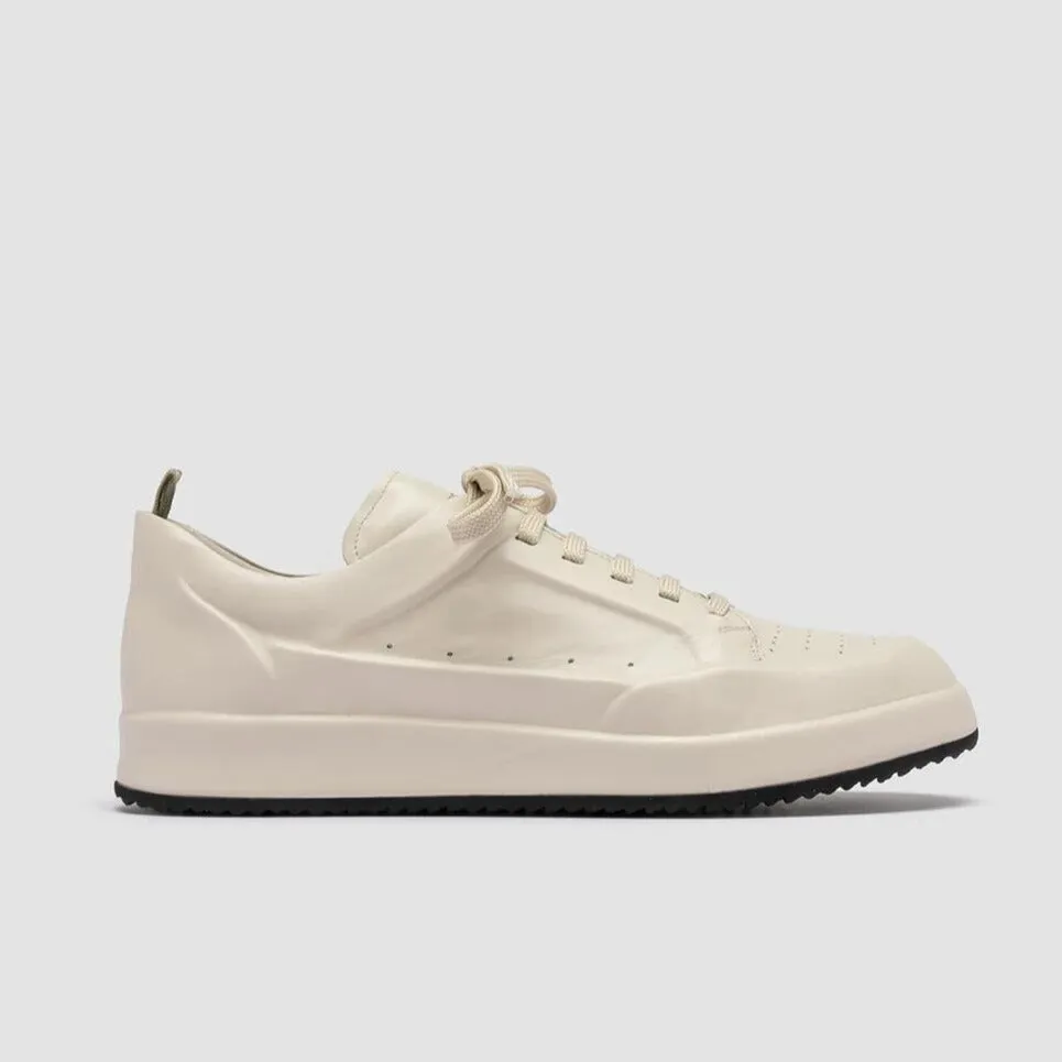 Lille White Ace Leather Sneakers