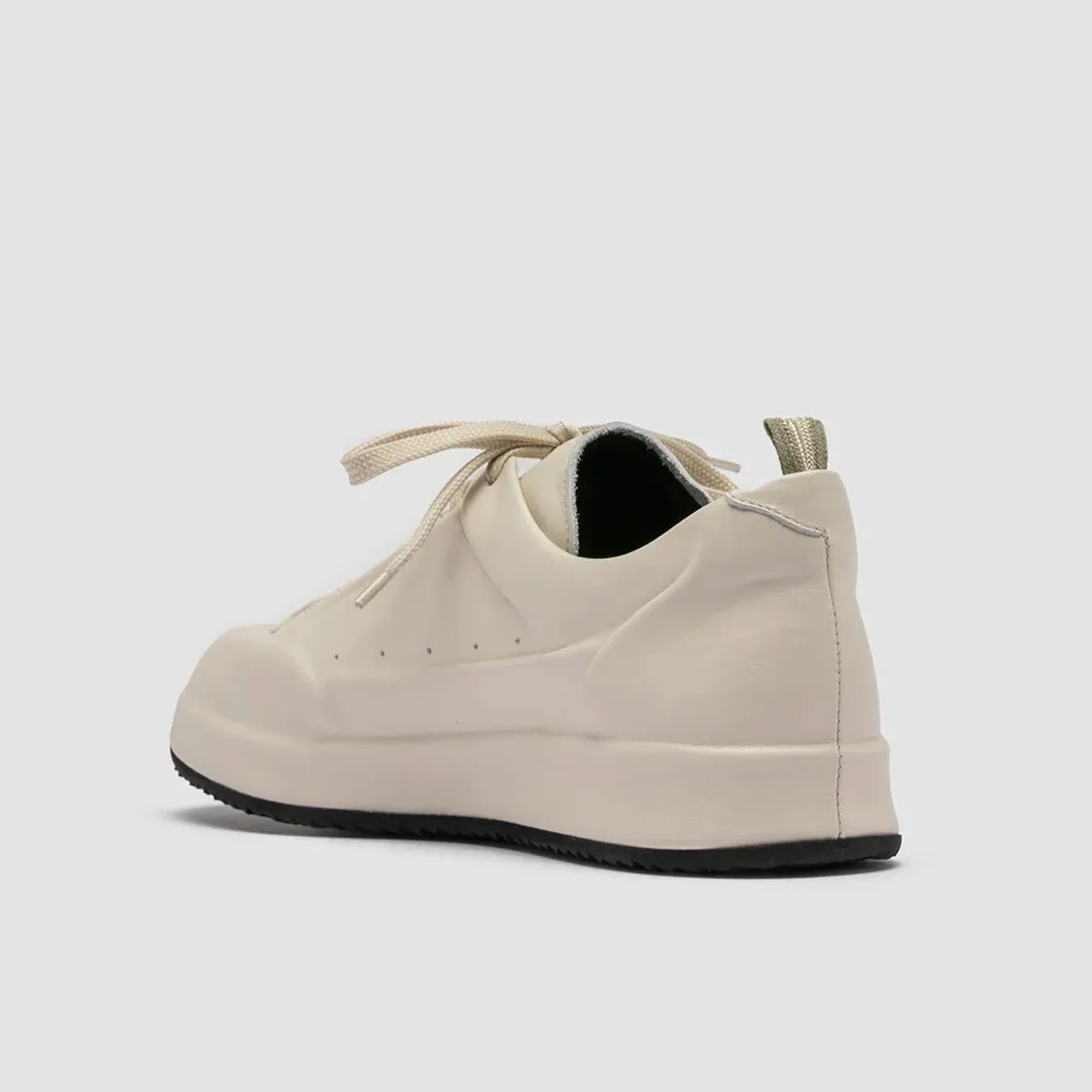 Lille White Ace Leather Sneakers