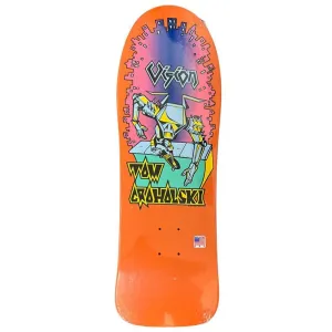 Limited Vision Groholski Robot Deck-Special Orange Pearl-Skateboard hall of fame 2022