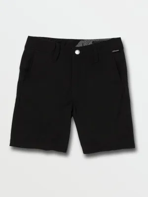 Little Boys Frickin Surf N' Turf Static Shorts - Black Out