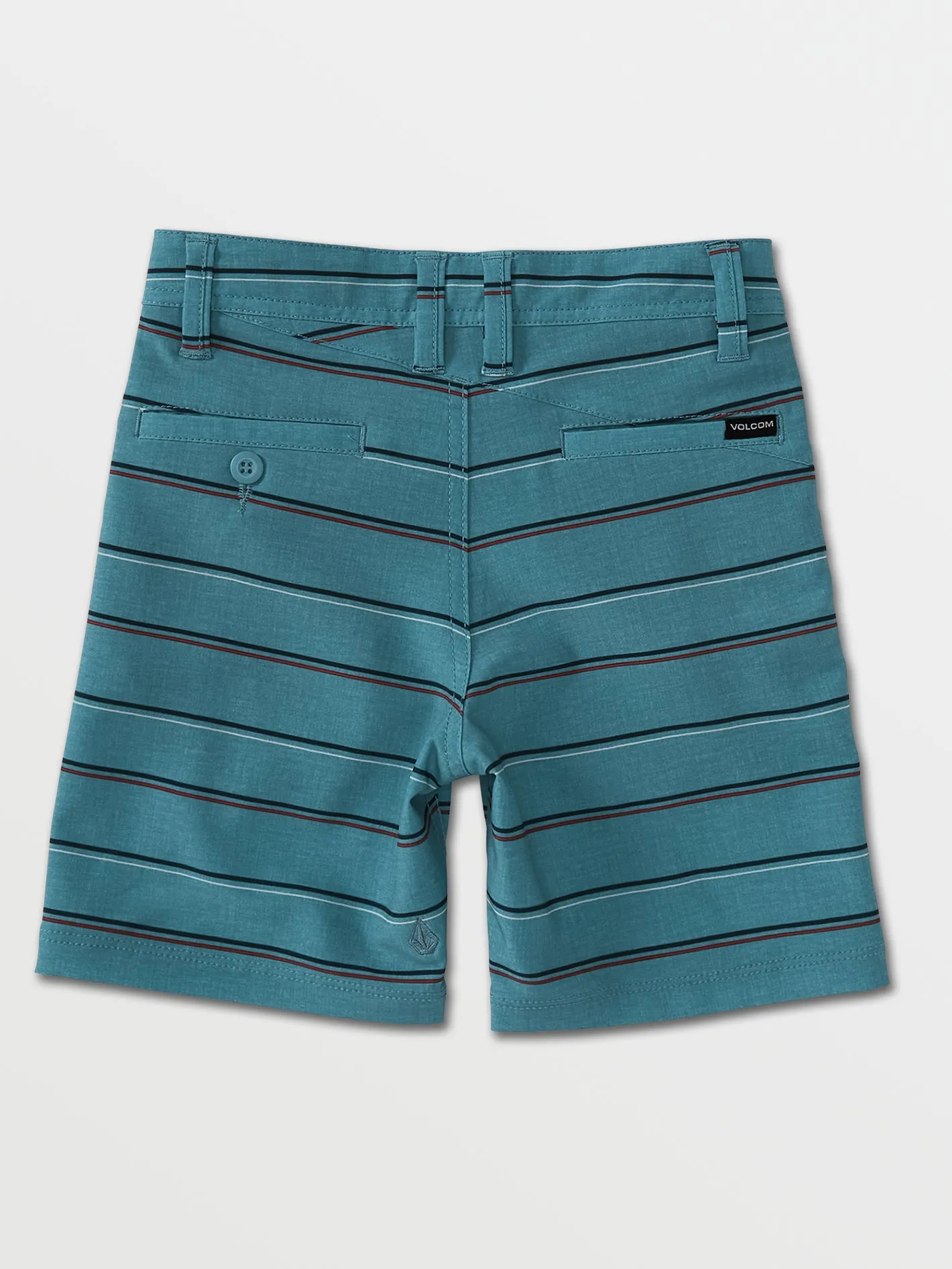 Little Boys Frickin Surf N' Turf Static Shorts - Storm Blue