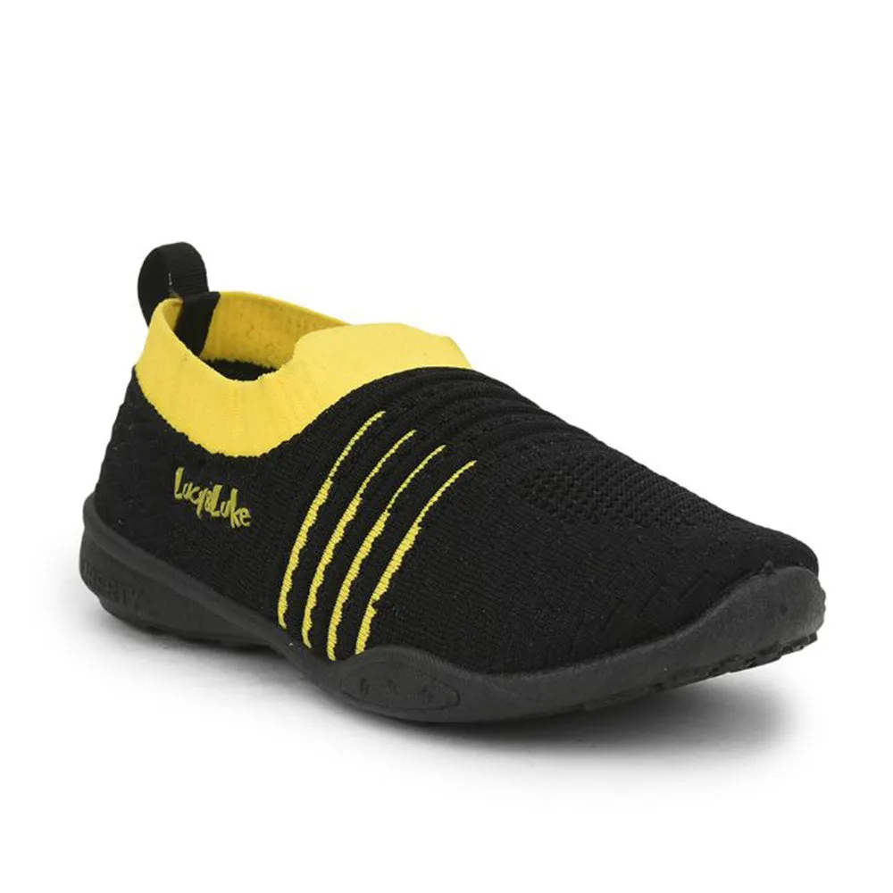 Lucy & Luke (Black) Casual Non Lacing Shoes For Kids PEYTONE-M By Liberty