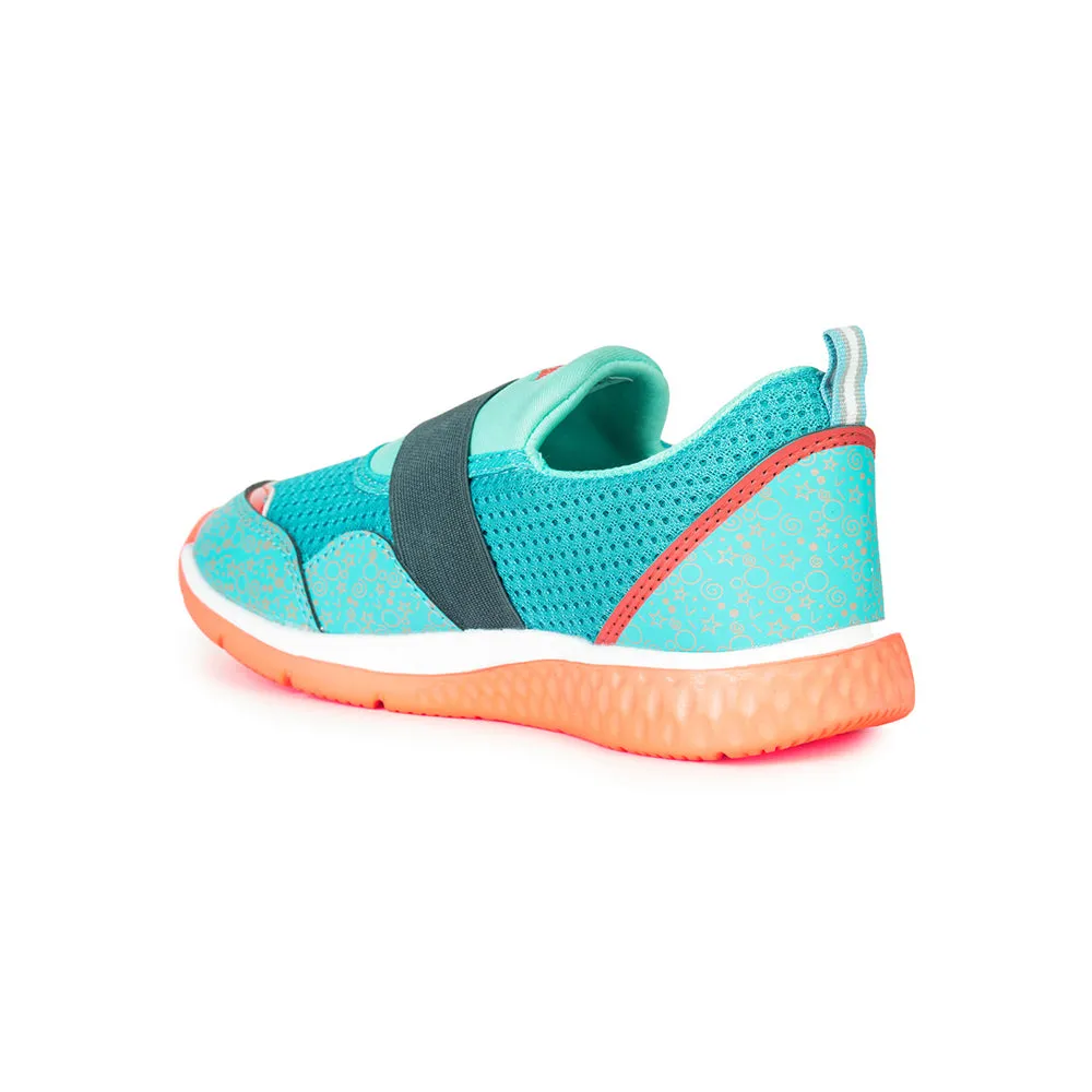 Lucy & Luke (Blue) Sports Non Lacing Shoes For Kids Splash-2 By Liberty