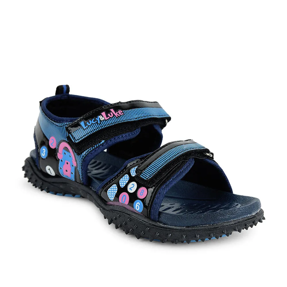 Lucy & Luke by Liberty Kids 8074-303 N.Blue Casual Sandal