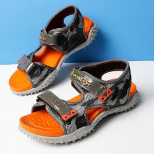 Lucy & Luke (Orange) Casual Sandal For Kids RICO-17 By Liberty