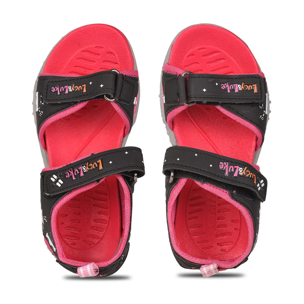 Lucy & Luke (Pink) Casual Sandal For Kids By Liberty