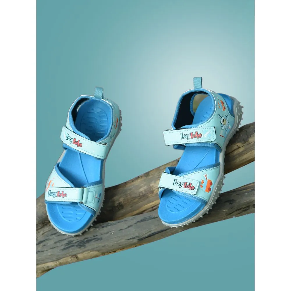 Lucy & Luke S.Blue Casual Sandal For Kids 8074-301 By Liberty