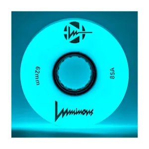 Luminous Light Up Quad Wheels Blue Glow 85A - 4 pack