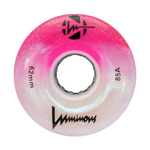 Luminous Light Up Quad Wheels Cotton Candy 85A - 4 pack