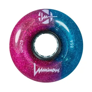 Luminous Light Up Quad Wheels Galaxy 85A - 4 pack