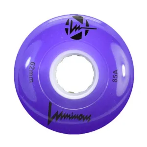 Luminous Light Up Quad Wheels Purple 85A - 4 pack