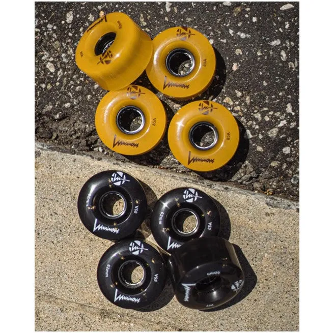 Luminous Light Up Quad Wheels Sunray Glow 85A - 4 pack