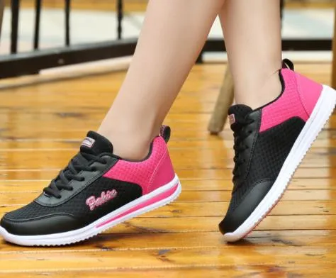 LZJ New Platform Sneakers Shoes Breathable Casual Shoes Woman Fashion Height Increasing Ladies Shoes Plus Size 35-42 2019