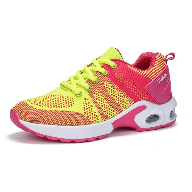 LZJ New Platform Sneakers Shoes Breathable Casual Shoes Woman Fashion Height Increasing Ladies Shoes Plus Size 35-42 2019