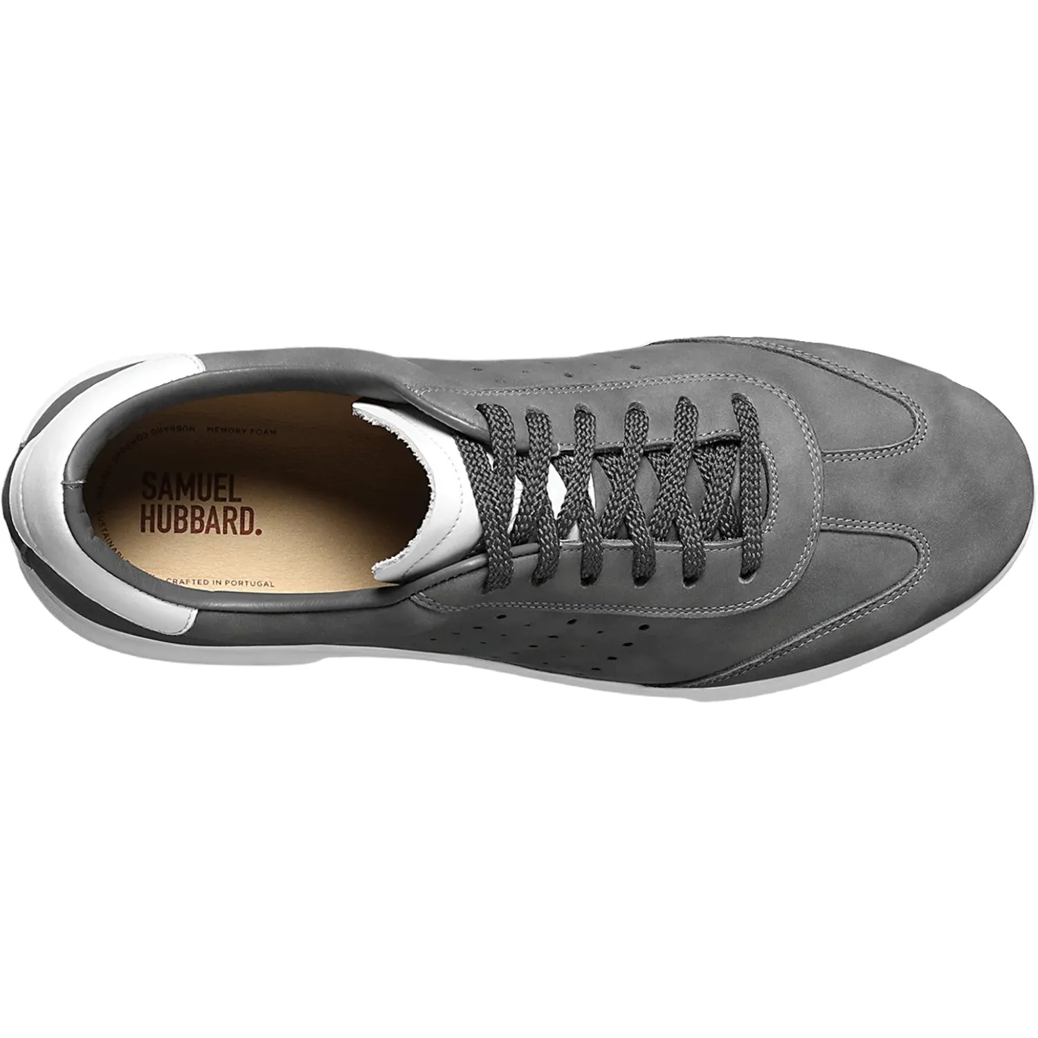 Men's Samuel Hubbard Tiburon Pebble Grey Nubuck