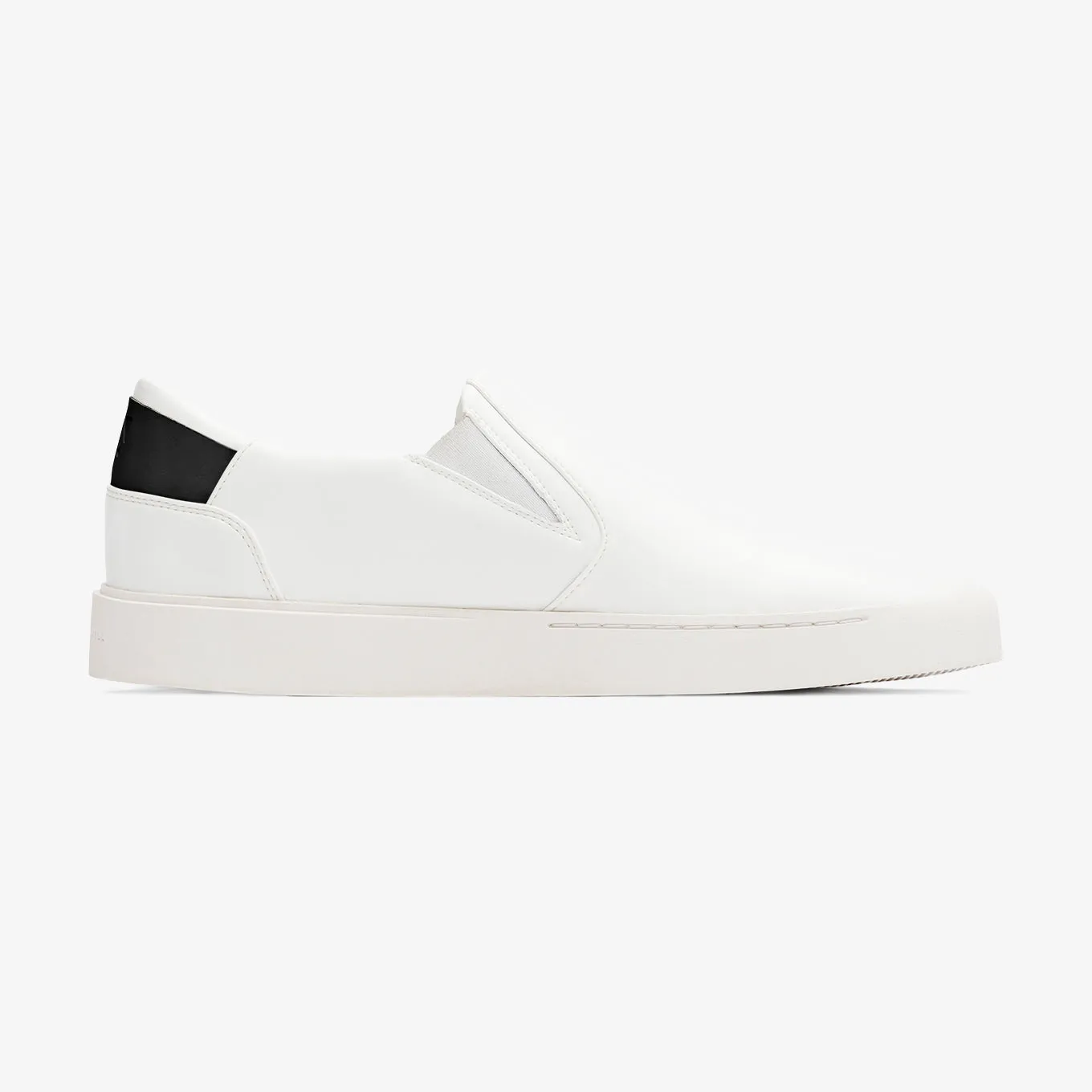 Men's Slip On | White-Black