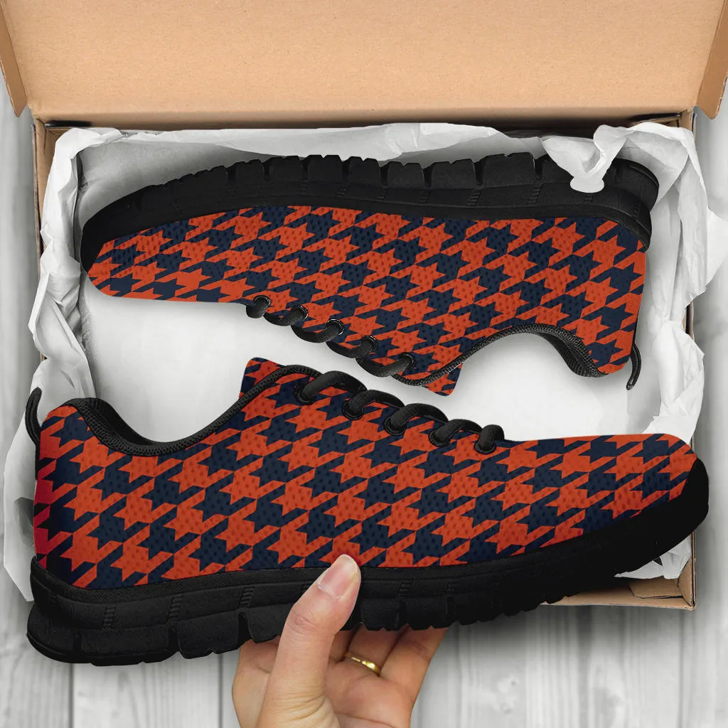 Mesh Sneaker_Navy on Orange_C_HT Pattern