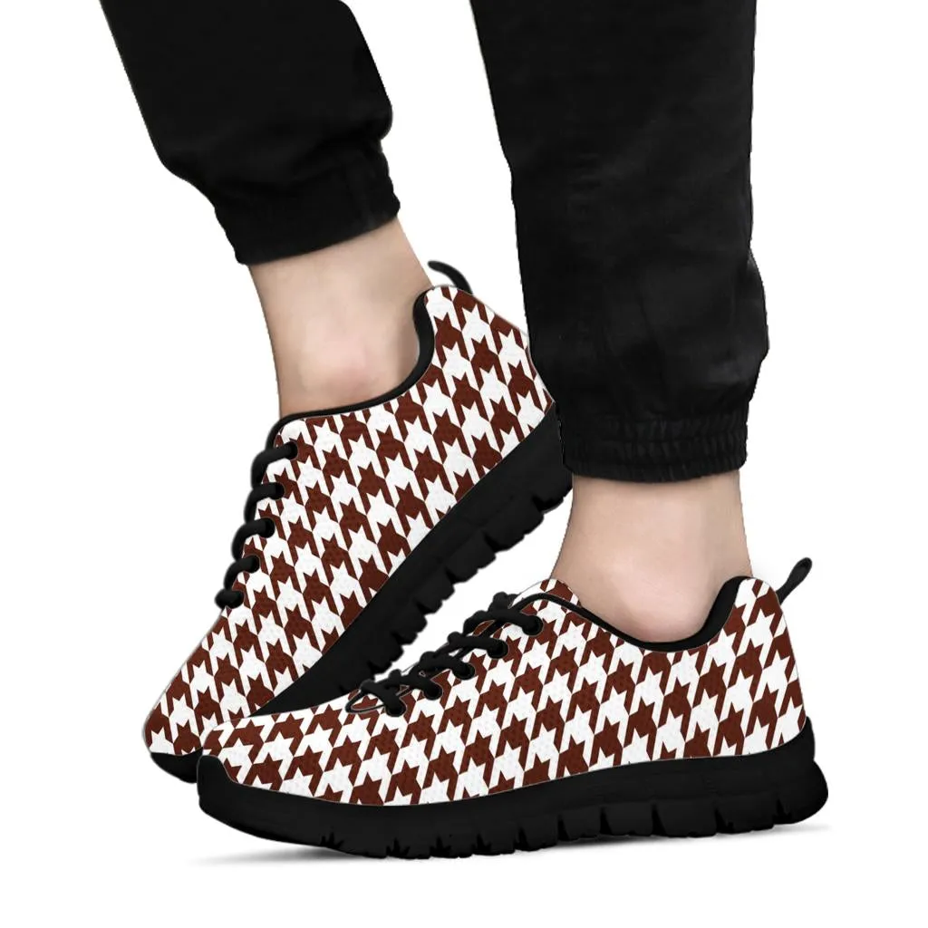 Mesh Sneakers_Brown on White_HT Pattern