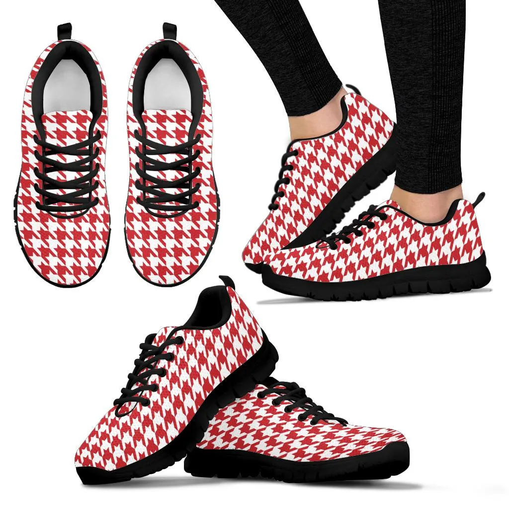 Mesh Sneakers_Red on White_HT Pattern