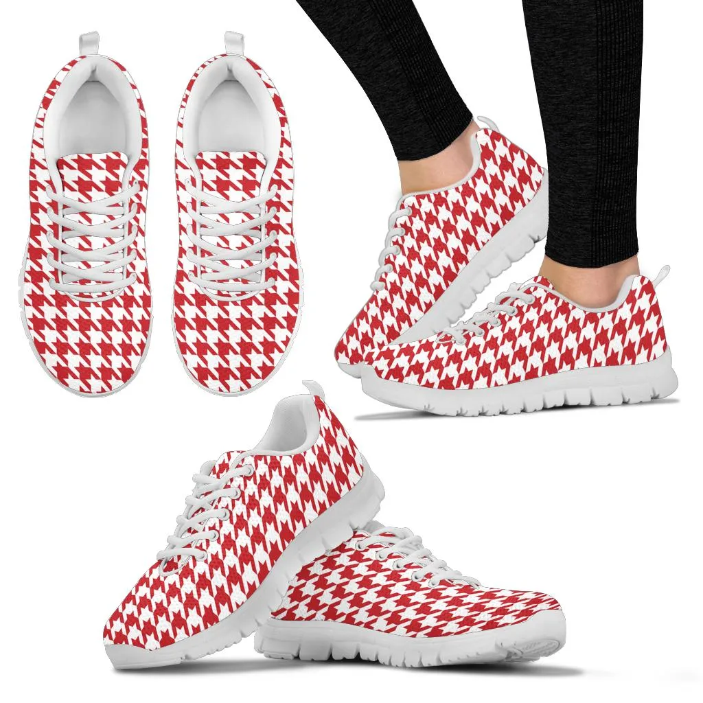 Mesh Sneakers_Red on White_HT Pattern