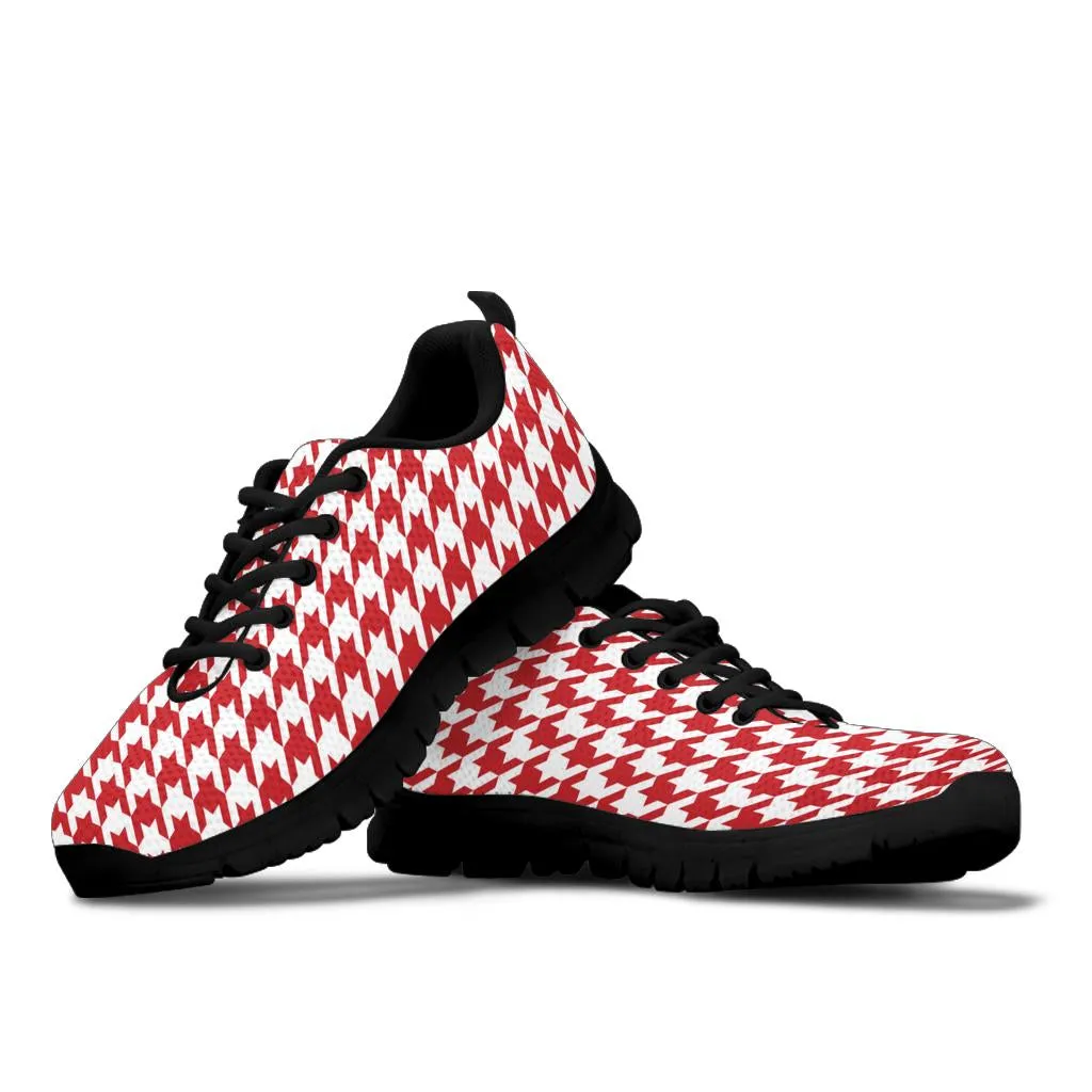 Mesh Sneakers_Red on White_HT Pattern