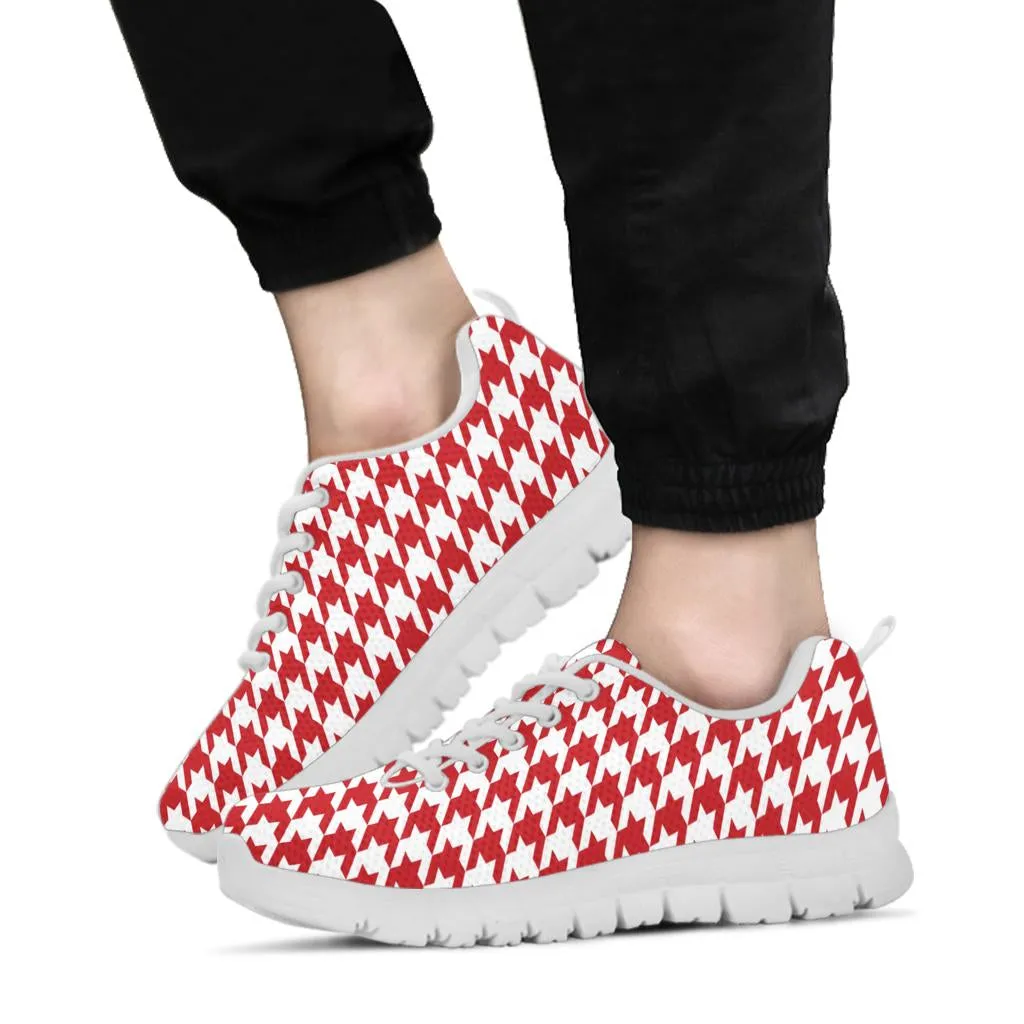 Mesh Sneakers_Red on White_HT Pattern