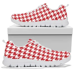 Mesh Sneakers_Red on White_HT Pattern