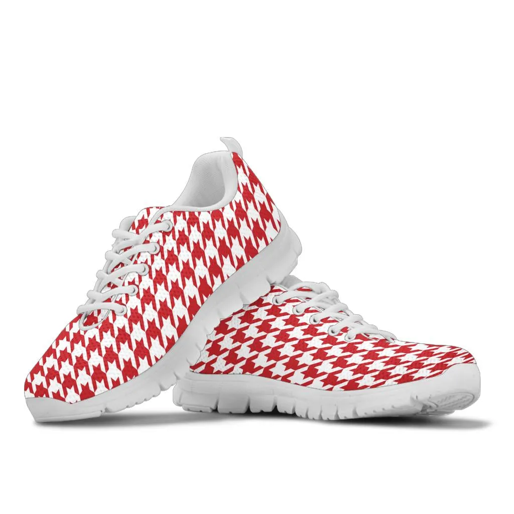 Mesh Sneakers_Red on White_HT Pattern