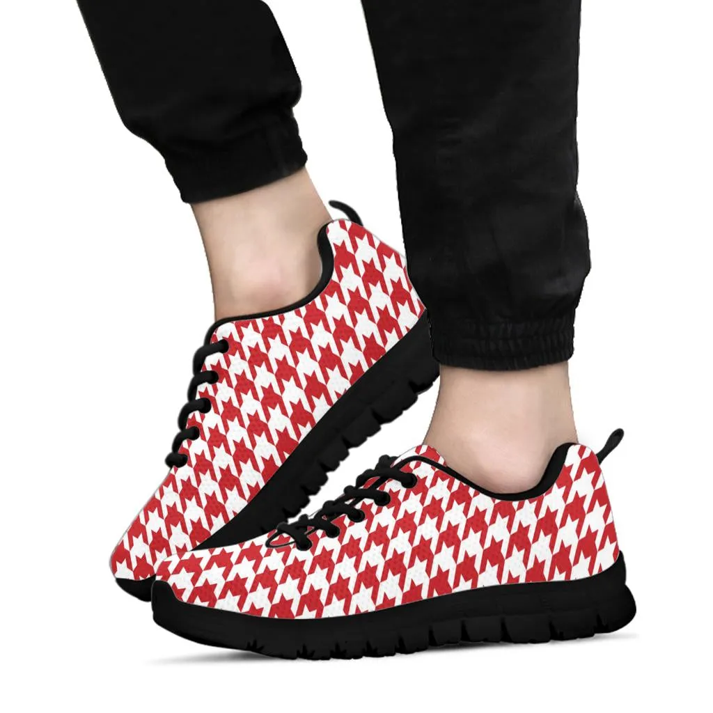 Mesh Sneakers_Red on White_HT Pattern