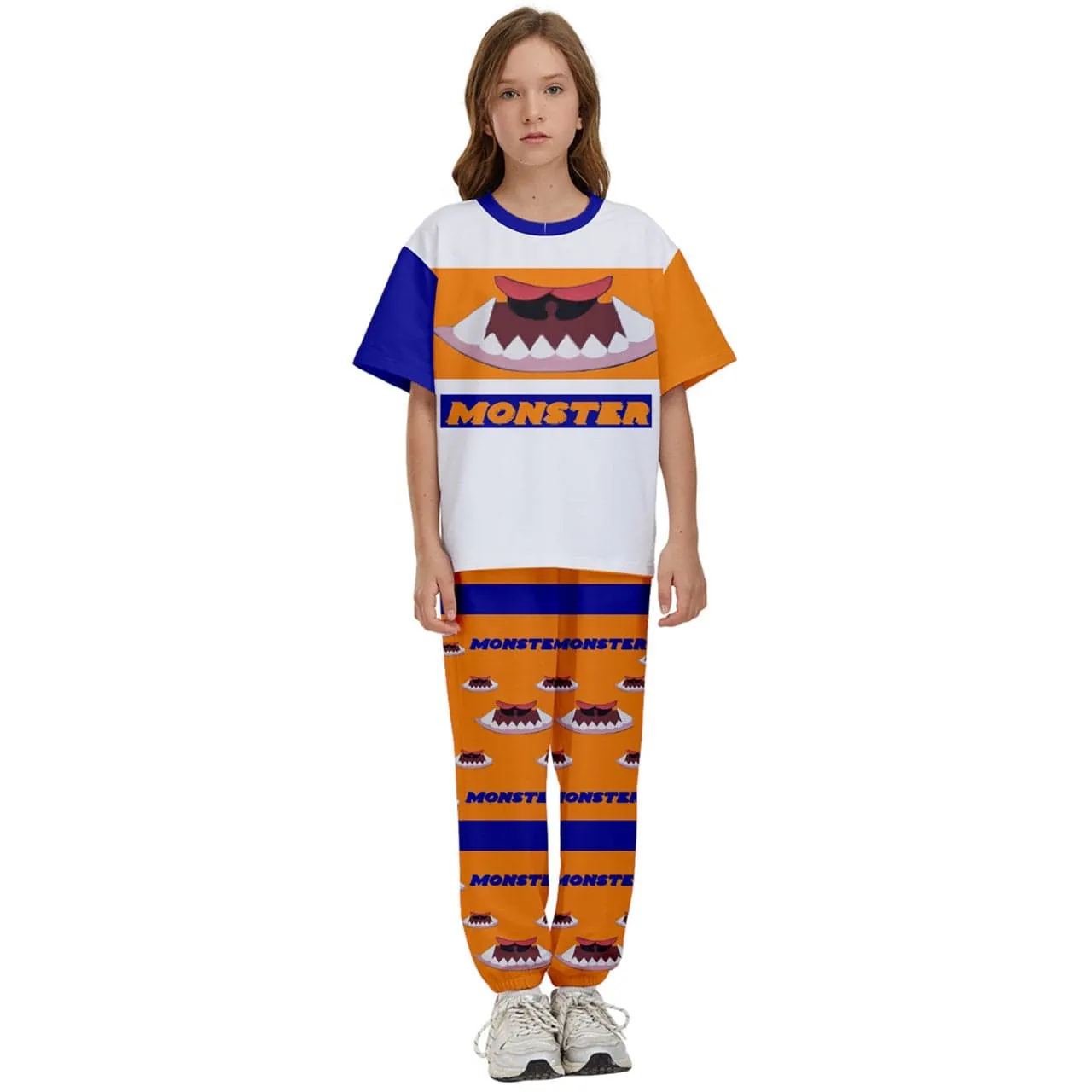 Monster Kids' Tee and Pants Sports Set